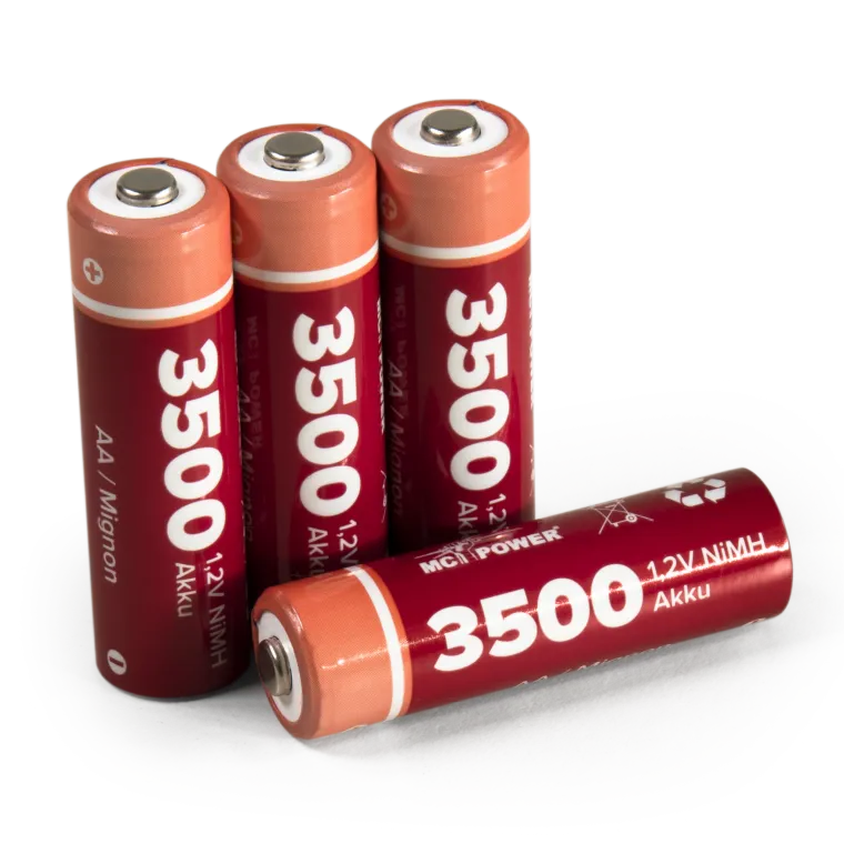 Mignon-Akku McPower 1,2V, 3500, NiMH, Typ AA, 4er-Pack