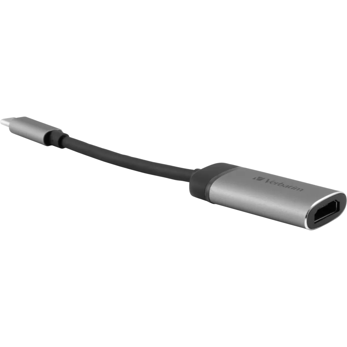 Adapter USB-C auf HDMI 4K Verbatim, 10cm Kabel, Aluminiumgehäuse