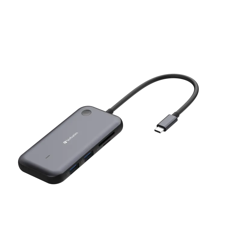 Wireless-Adapter Verbatim "Share My Screen", USB-C, HDMI, Full HD, 2xUSB3.2-A