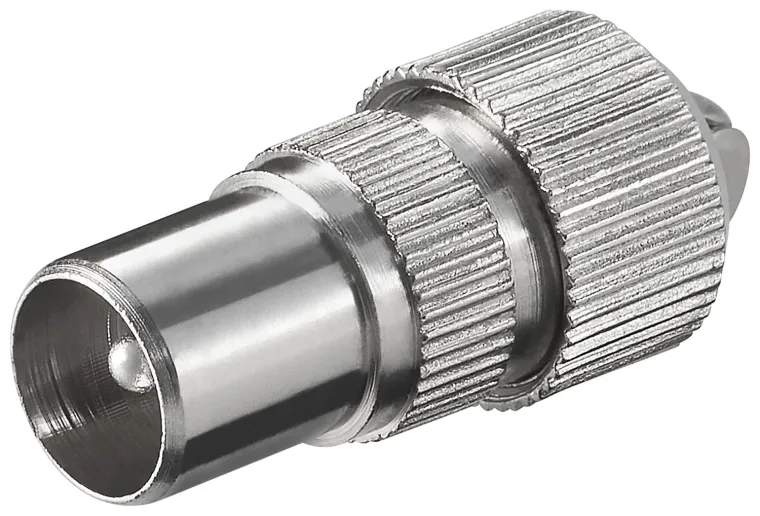 Koax-Stecker mit Schraubbefestigung