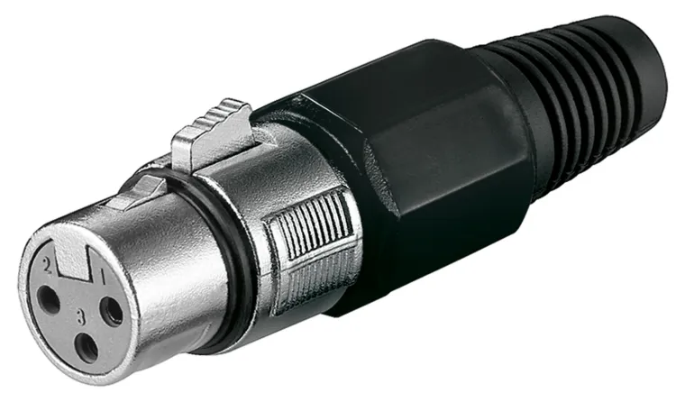 Mikrofonkupplung, XLR-Buchse (3-Pin)