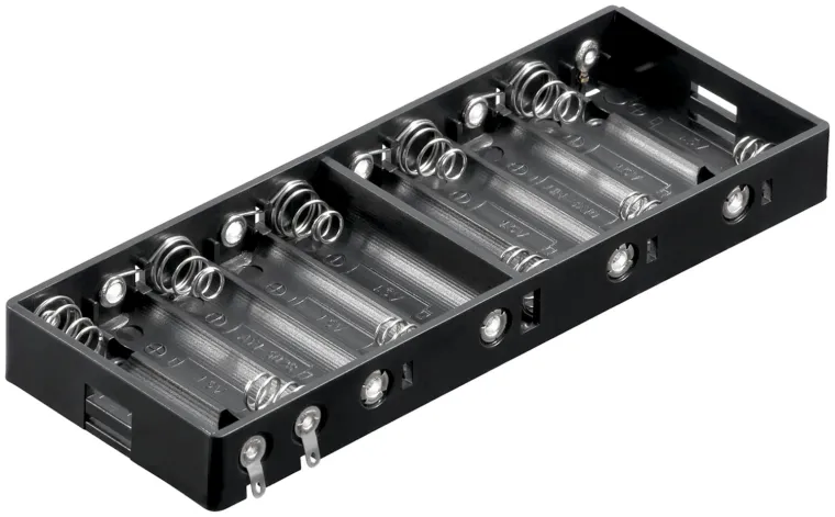 10x AA (Mignon) Batteriehalter