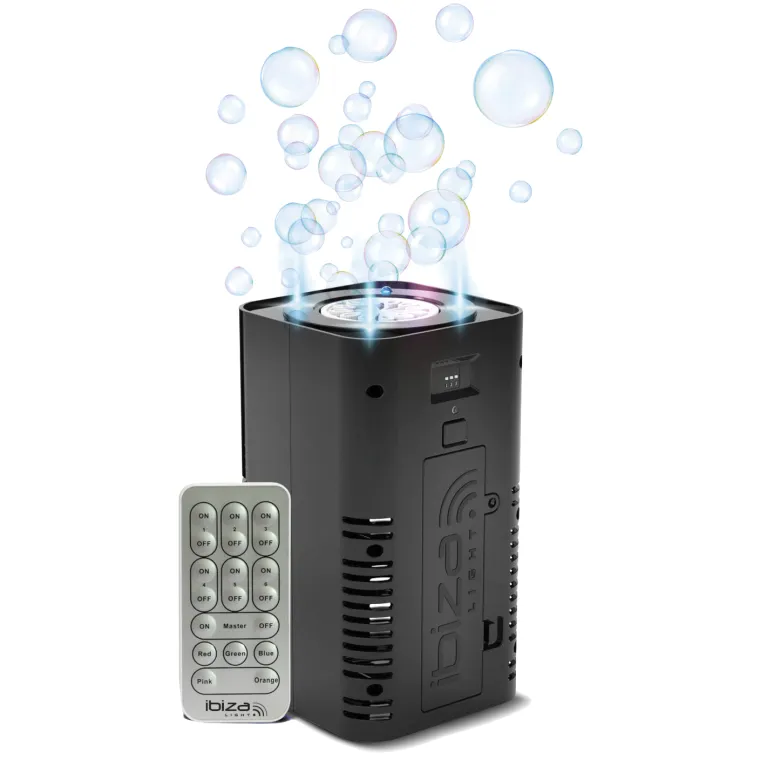 Seifenblasenmaschine IBIZA "BUBBLE-DREAM", mit LED, batteriebetrieben