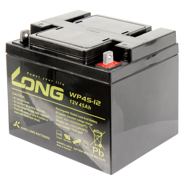 Bleiakku KUNG LONG "WP45-12" 12V/45Ah, VdS, 198x166x171mm, 14,1kg