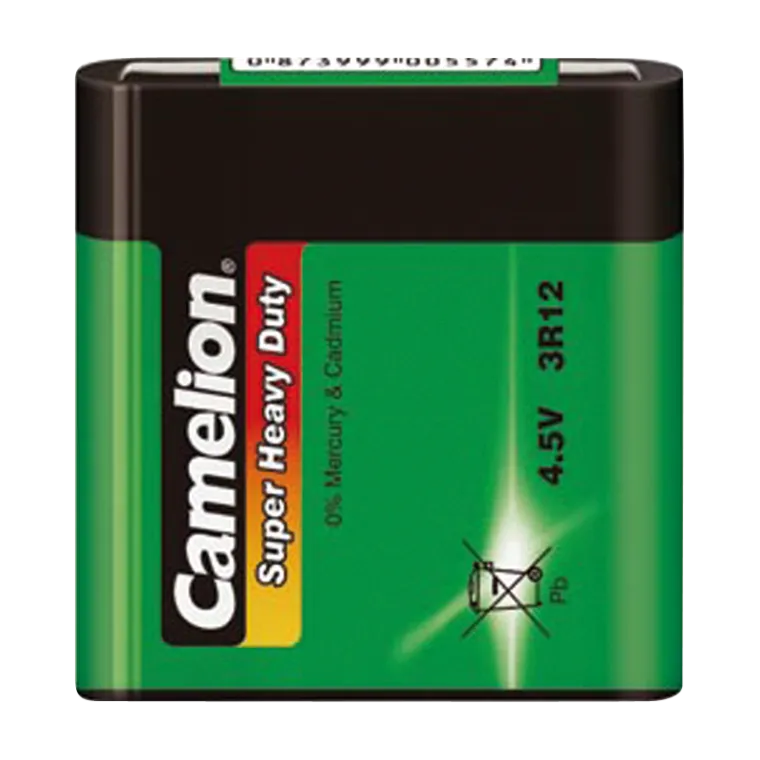 Flachbatterie CAMELION Super Heavy Duty 4,5 V, Typ 3R12