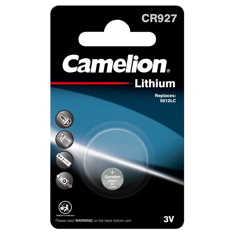 Knopfzelle CAMELION, CR927 3,0V, Lithium, 1er-Blister