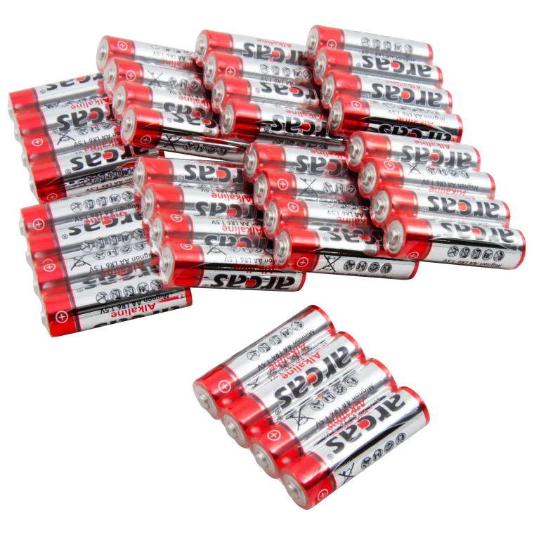 Mignon-Batterie Alkaline 1,5V, Typ AA/LR06, 32+4 Pack