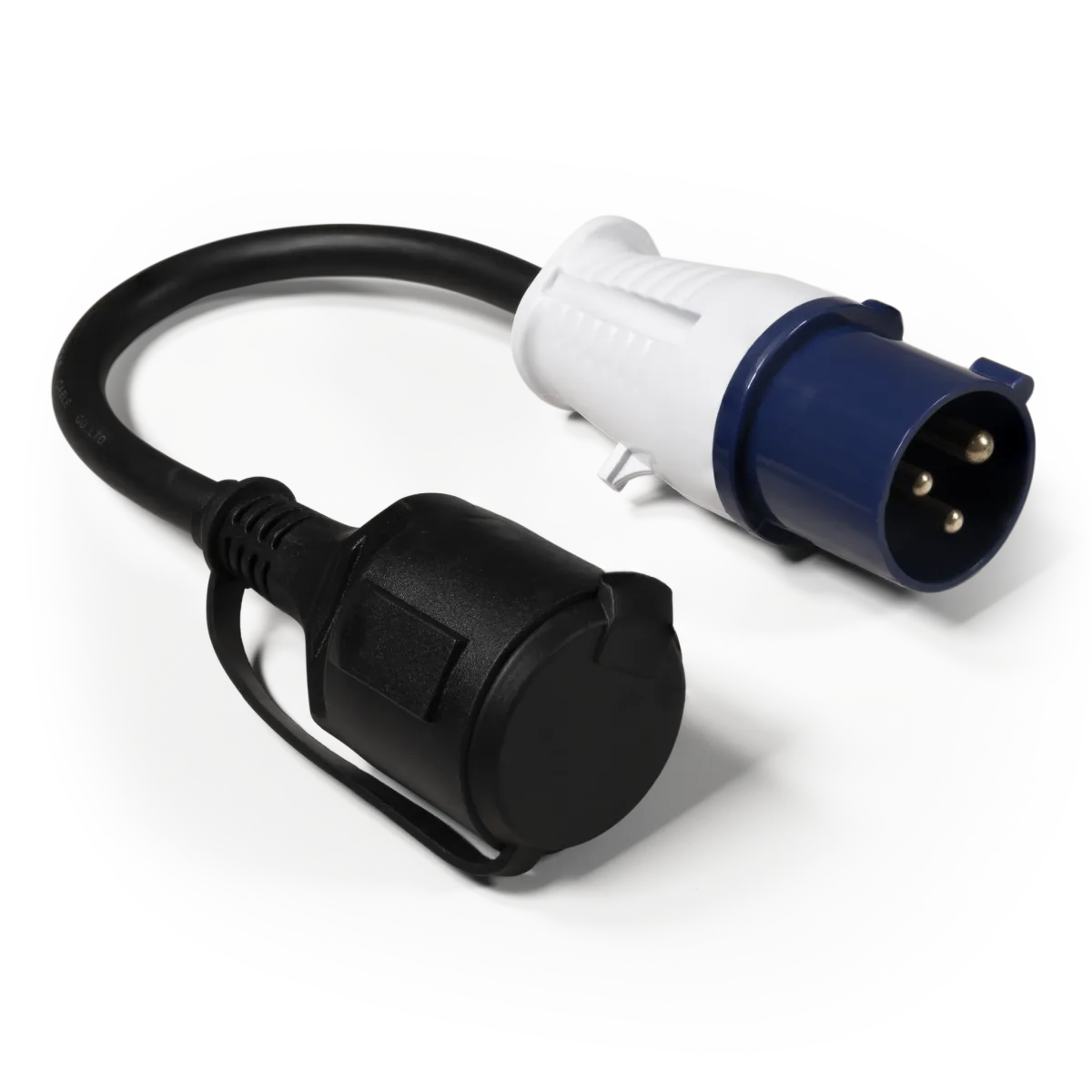 CEE-Stecker auf Schutzkontakt-Kupplung, McPower, 0,35m H07RNG 3G2,5, 230V, IP44