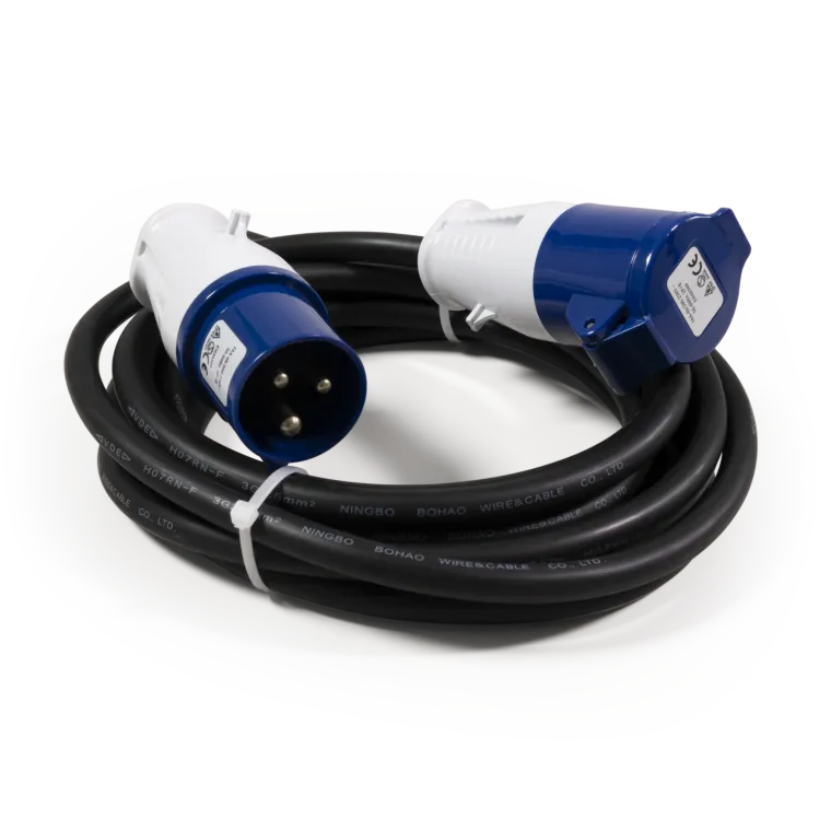 CEE-Verlängerungskabel McPower, 10m H07RNG 3G2,5, 230V, IP44