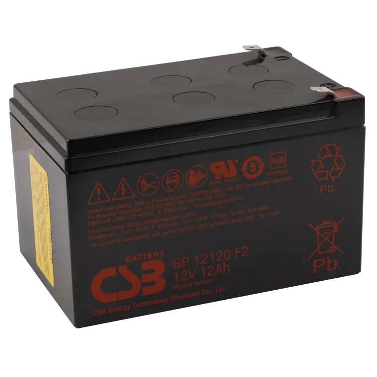 Bleiakku CSB "GP12120" 12V/12 Ah, VdS, 151x98x99 mm, 3,67 kg