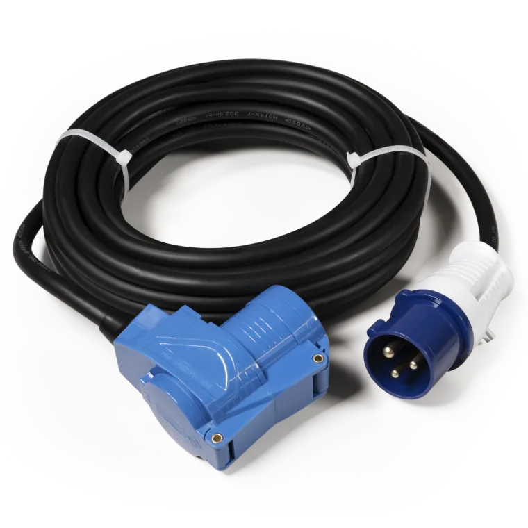 CEE-Verlängerungskabel McPower, 10m H07RNG 3G2,5, 230V, IP44
