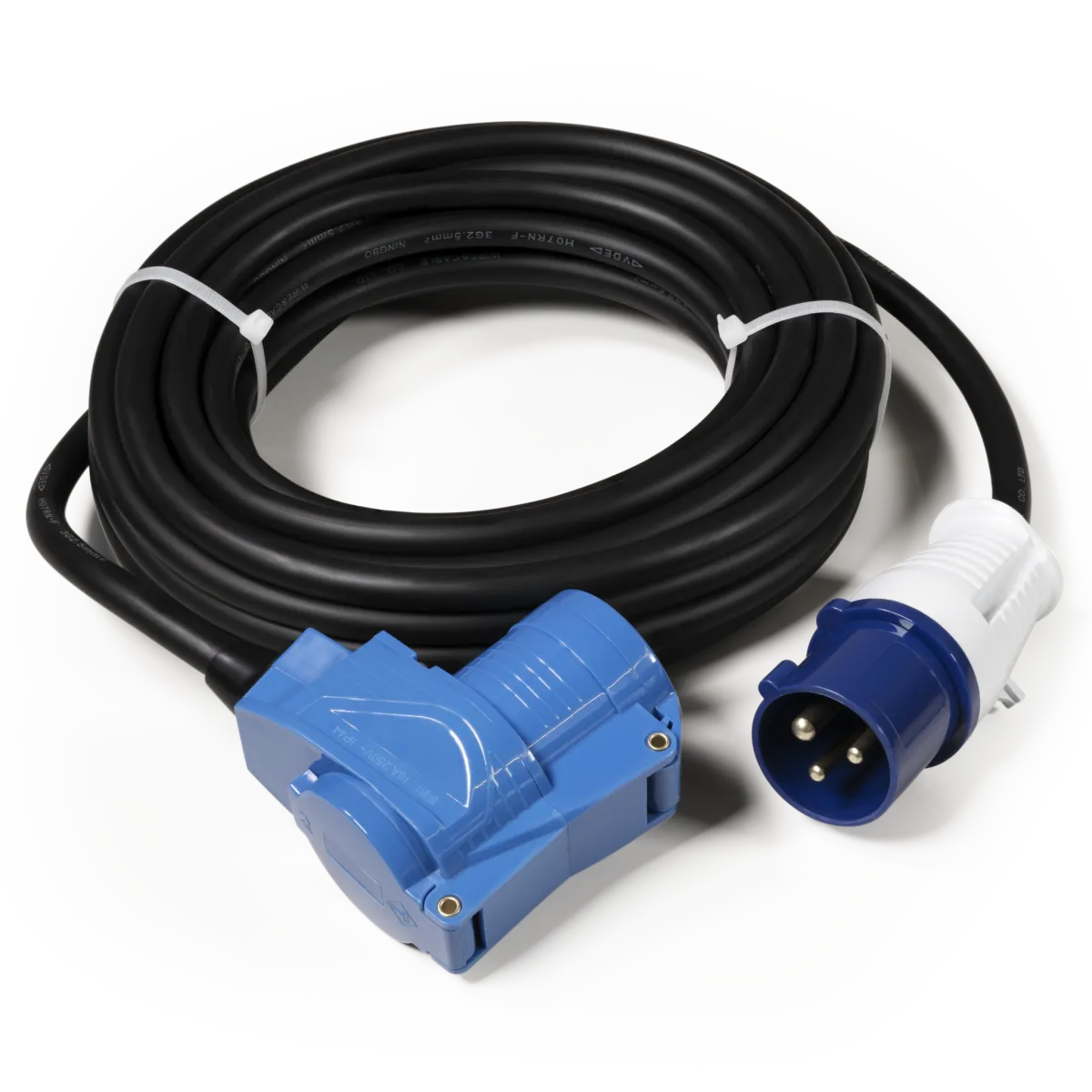 CEE-Verlängerungskabel McPower, 10m H07RNG 3G2,5, 230V, IP44