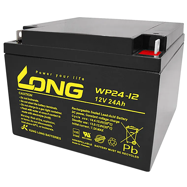Bleiakku KUNG LONG "WP24-12", VdS, 12V, 24Ah, 166x175x125mm