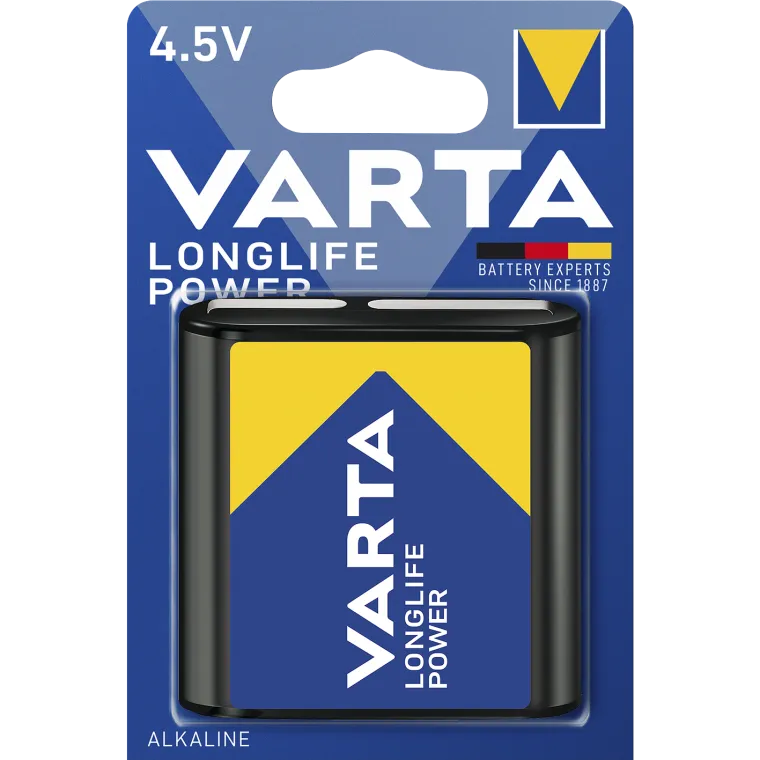 Block Batterie VARTA "Longlife Power" Alkaline, 3LR12, 4,5V