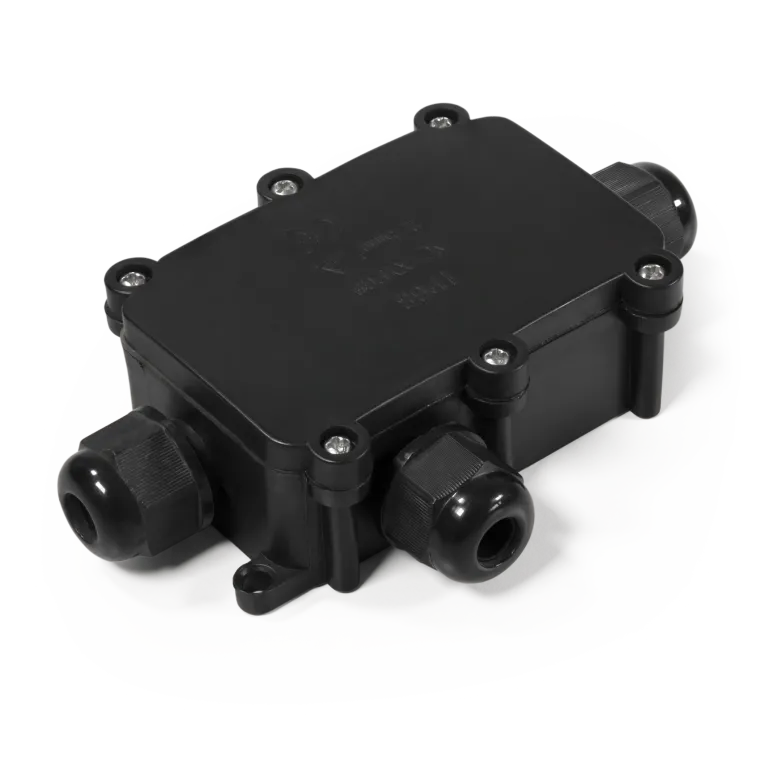 Abzweigdose McPower, IP68 - für Außen, 1 Ein- und 2 Ausgänge, T-Version, 124x72x32mm