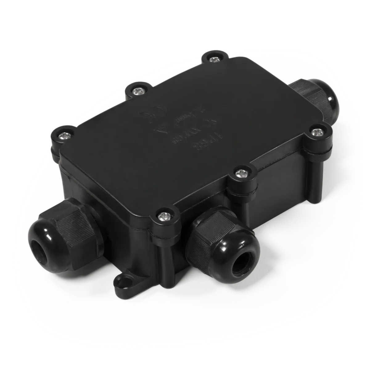 Abzweigdose McPower, IP68 - für Außen, 1 Ein- und 2 Ausgänge, T-Version, 124x72x32mm