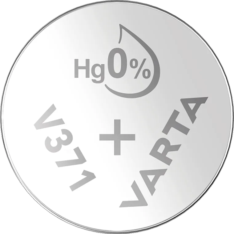 Knopfzelle Silberoxid - Uhrenbatterie, VARTA, "371", SR69, 1.55V, 10er-Pack