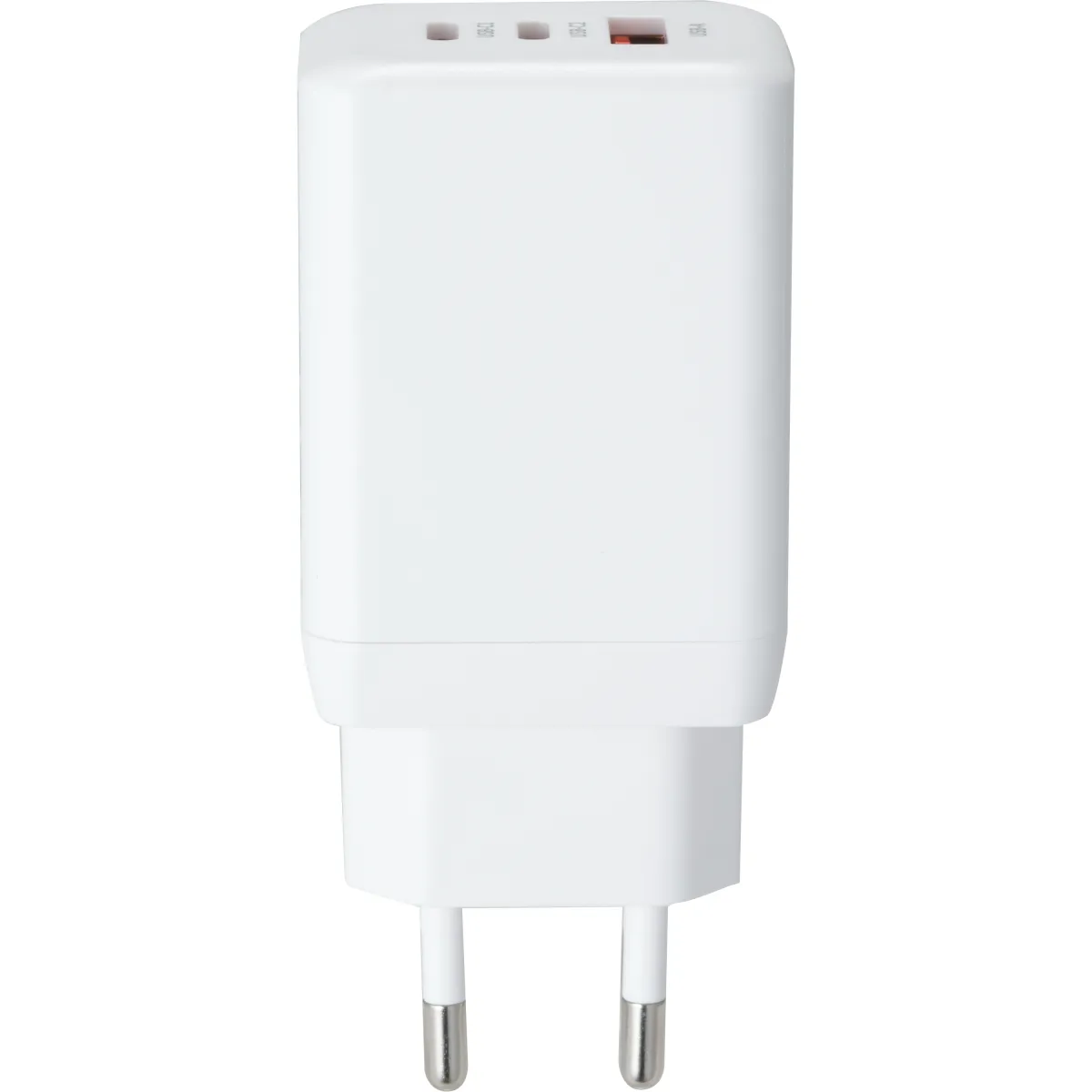 USB GaN Schnellladegerät McPower, 65W, 2x USB-C PowerDelivery, 1x USB-A QC