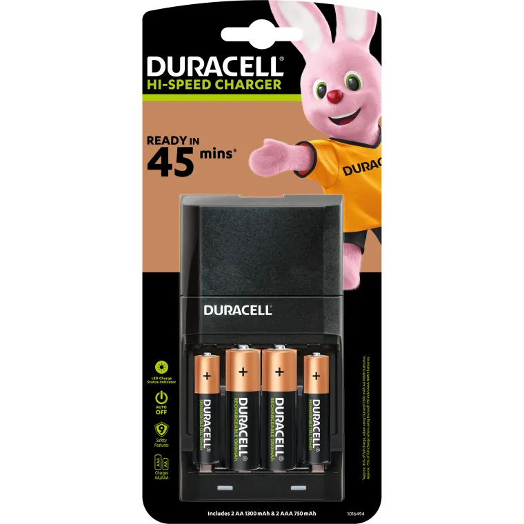 Universal Schnellladegerät DURACELL, CEF27, AA/AAA