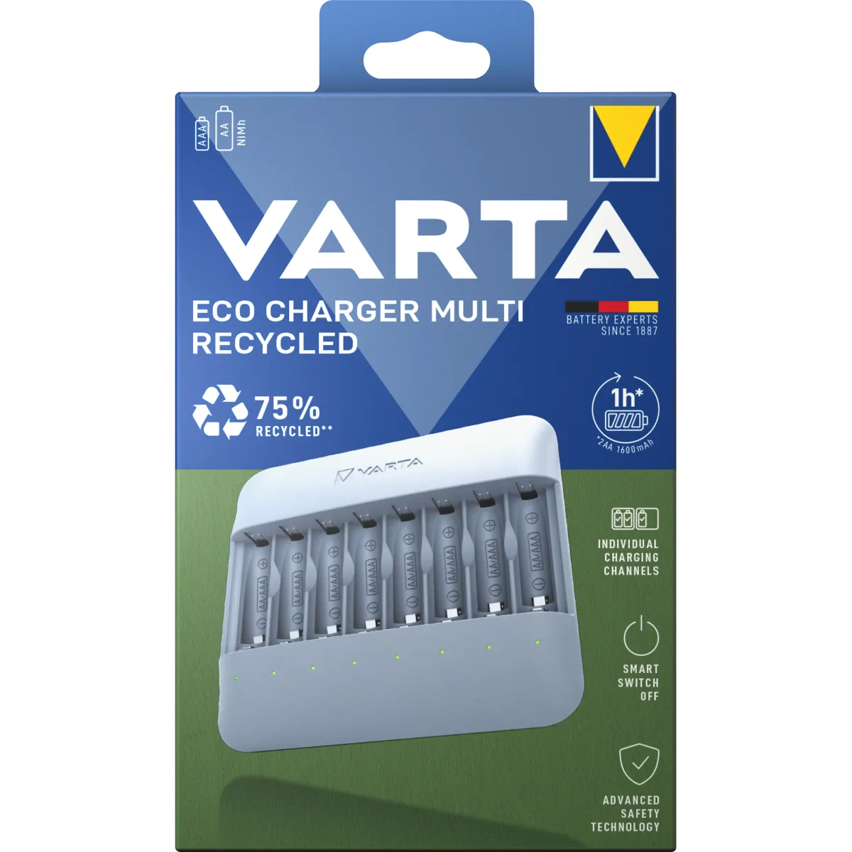 Universal Batterie-Ladegerät VARTA, Eco Charger Multi, für AA/AAA