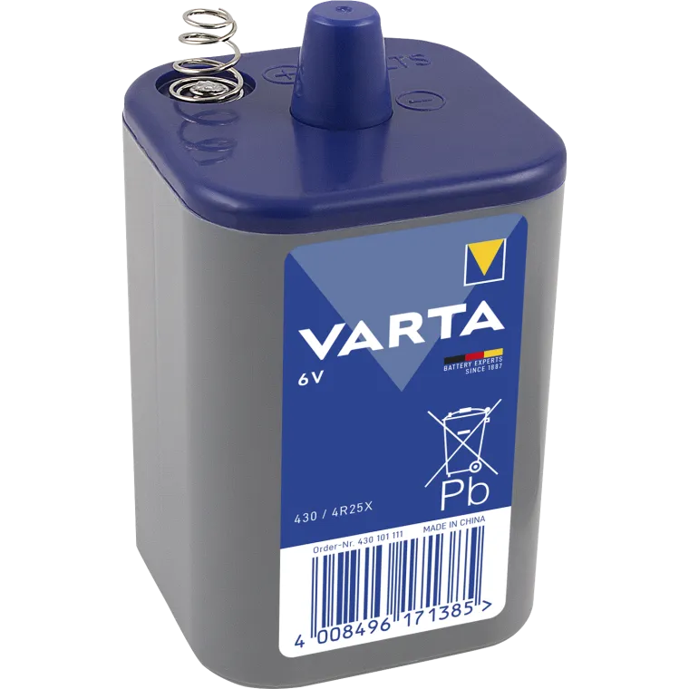 Blockbatterie VARTA, Zink Kohle, 430, 6V, 7500 mAh