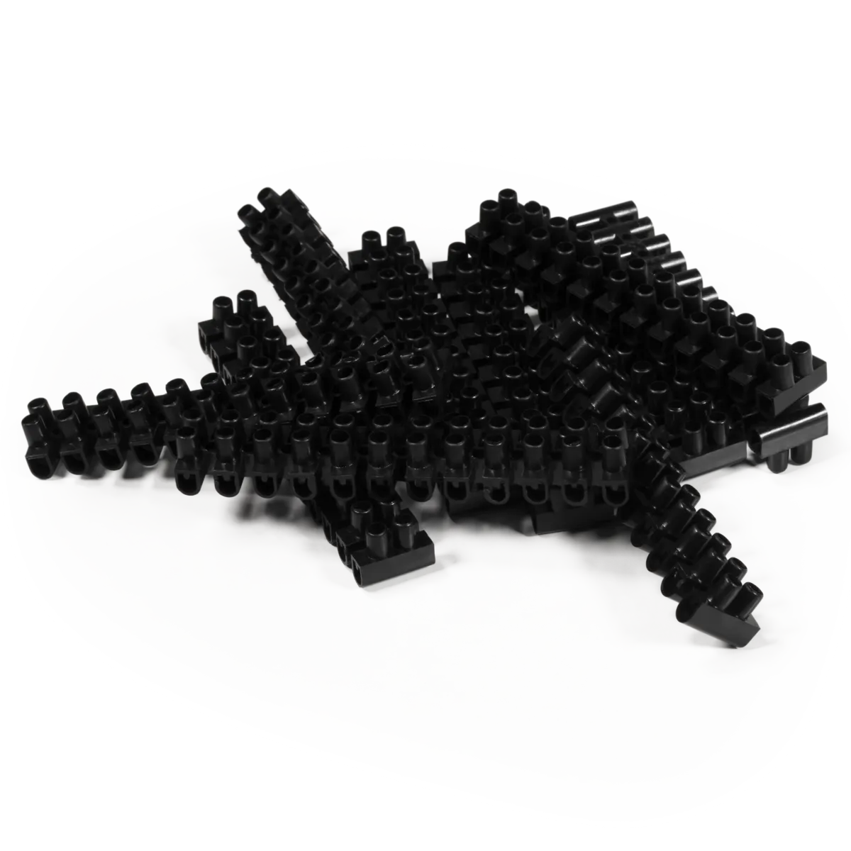 Lüsterklemme McPower, 12 Klemmen, 2,5mm², 3A, schwarz, 10er-Pack