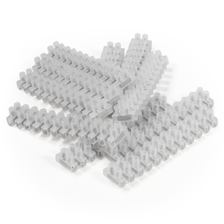 Lüsterklemme McPower, 12 Klemmen, 2,5mm², 3A, transparent, 10er-Pack