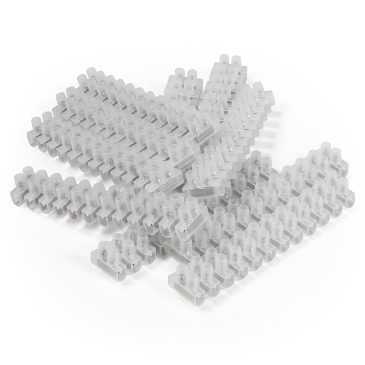 Lüsterklemme McPower, 12 Klemmen, 2,5mm², 3A, transparent, 10er-Pack