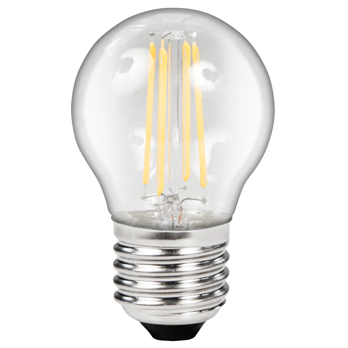 LED Filament Tropfenlampe McShine "Filed", E27, 4W, 490lm, warmweiß, klar