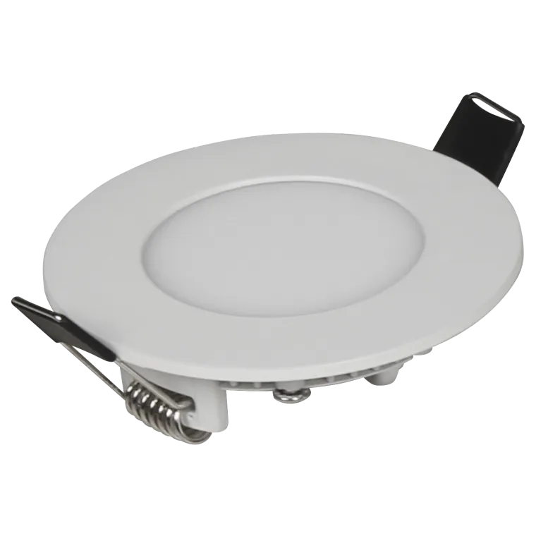 LED-Panel McShine "LP-385RW", 3W, 85mm-Ø, 306 lm, 3000K, warmweiß, Aluminium