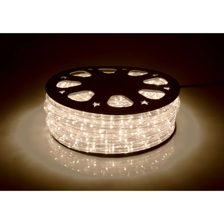 LED-Lichtschlauch McShine, 44m, 1.584 LEDs, IP44, warmweiß, 3000K, 13mm-Ø, 2596lm, 123W