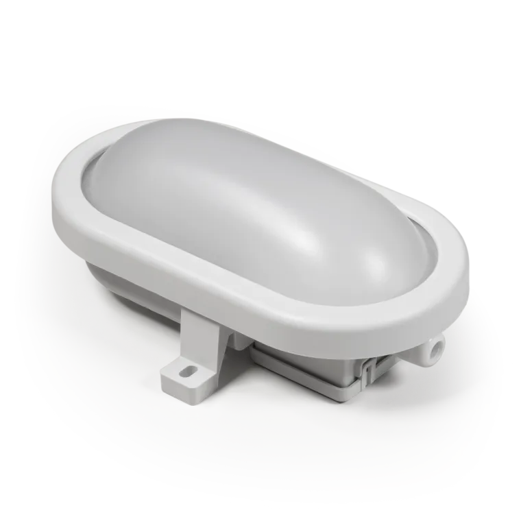 LED Feuchtraumleuchte McShine 450lm, 3000K, 6W, warmweiß, IP65, 170x92x70mm