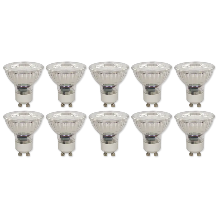 LED-Strahler McShine "MCOB" GU10, 5W, 400 lm, warmweiß, 10er-Pack