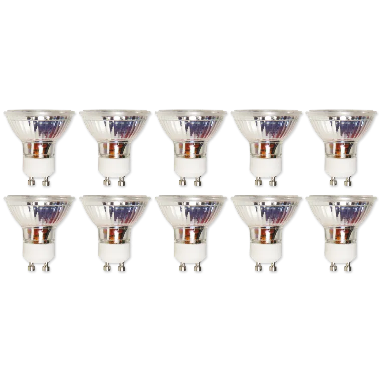 LED-Strahler McShine "MCOB" GU10, 7W, 450 lm, warmweiß, dimmbar, 10er-Pack