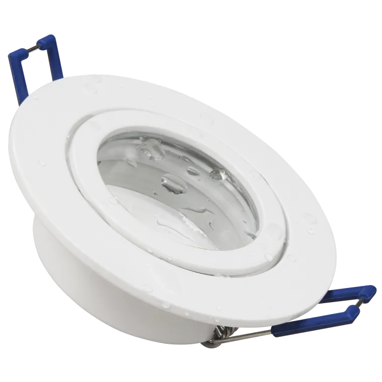 Einbaurahmen McShine "DL-54" rund, Clip-Verschluss, IP44, weiß