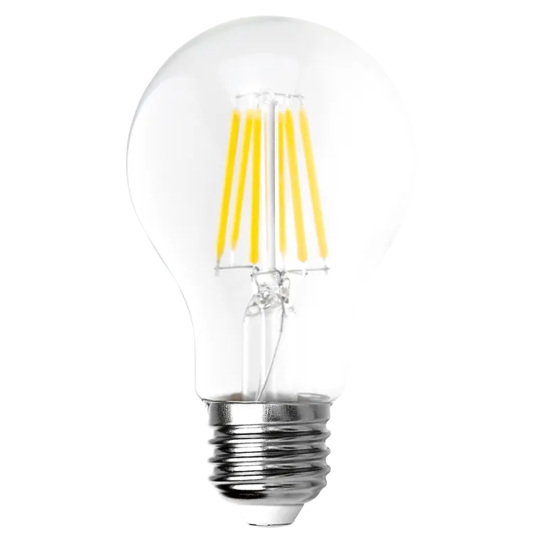 LED Filament Glühlampe McShine "Filed", E27, 8W, 1055 lm, warmweiß, klar