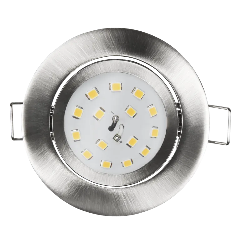 LED Einbauleuchte McShine "Slim" 82x28mm, 5W, 400lm, 4000K, Edelstahl gebürstet