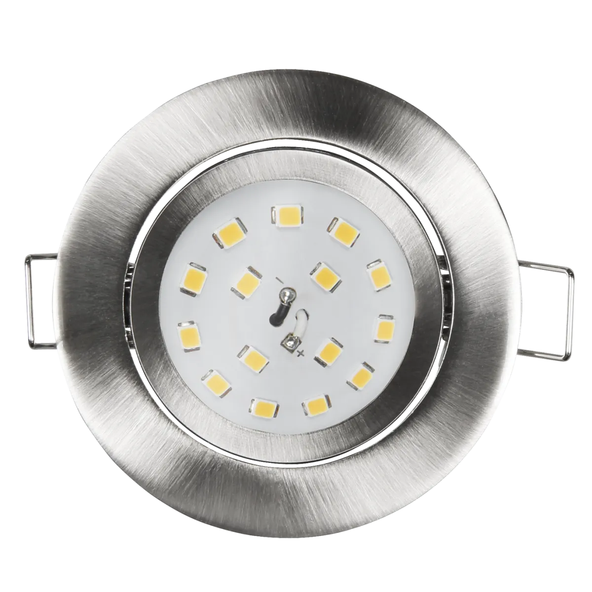 LED Einbauleuchte McShine "Slim" 82x28mm, 5W, 400lm, 4000K, Edelstahl gebürstet