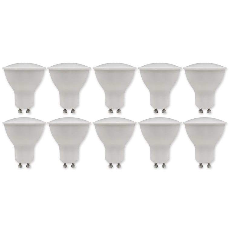 LED-Strahler McShine "PV-70-10" GU10, 7W, 540lm, 110°, 3000K,warmweiß, 10er-Pack