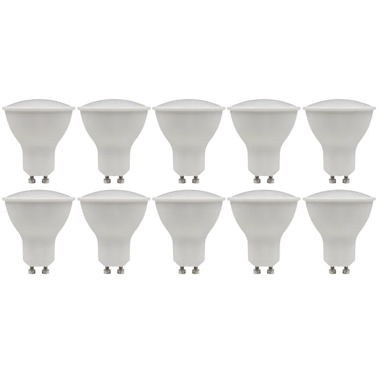 LED-Strahler McShine "PV-90" GU10, 9W, 900lm, 120°, 3000K, warmweiß, 10er-Pack