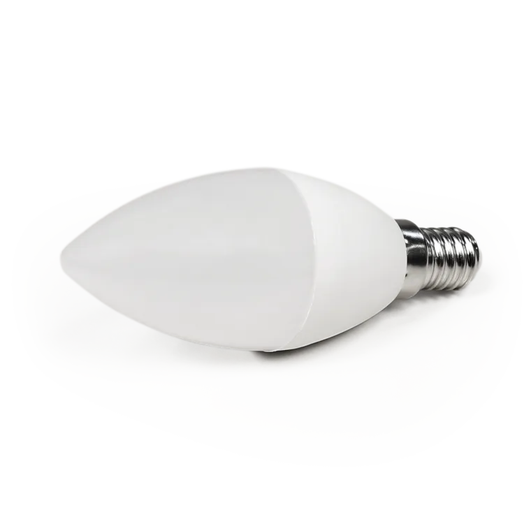 LED Kerzenlampe McShine, E14, 8W, 600lm, 160°, 3000K, warmweiß, Ø37x105mm
