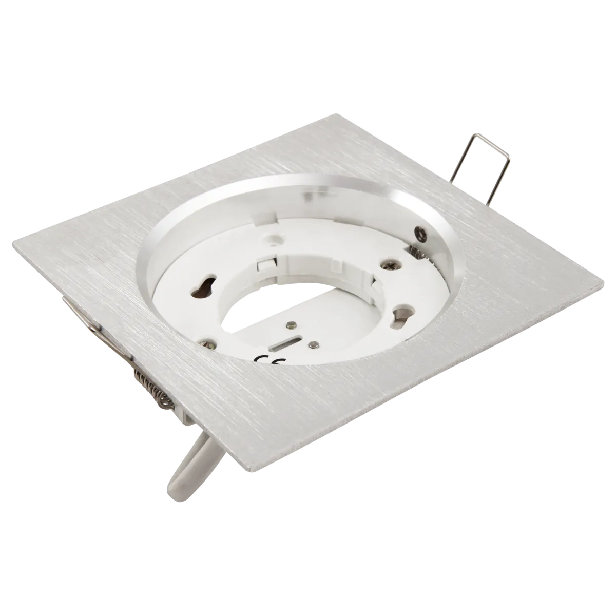 Einbaurahmen McShine "DL-304" eckig, 108x108mm, GX53, Eisen gebürstet
