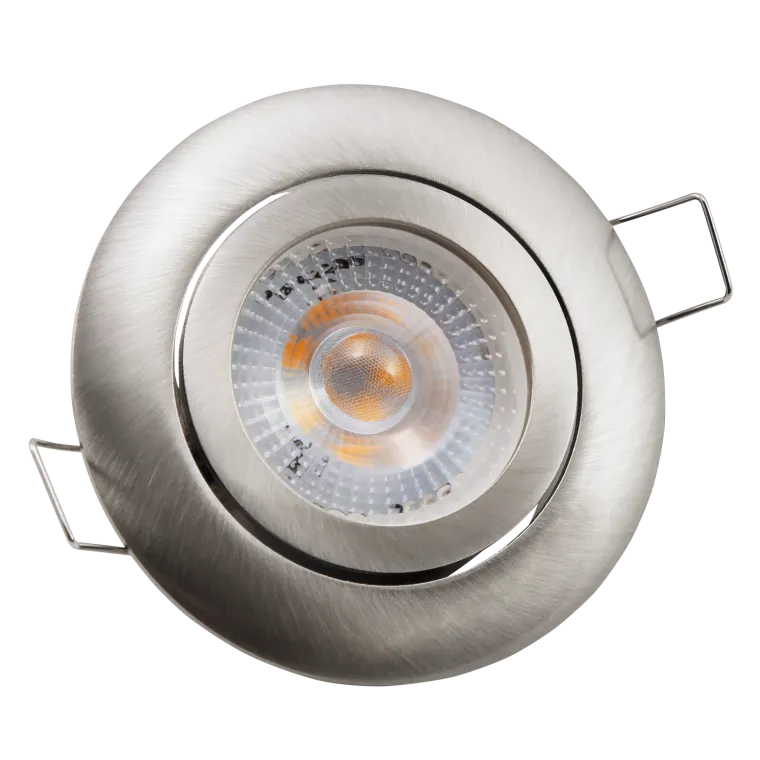LED-Einbauleuchte McShine "Eco-50" 5W, 400lm, 4000K, Edelstahl gebürstet