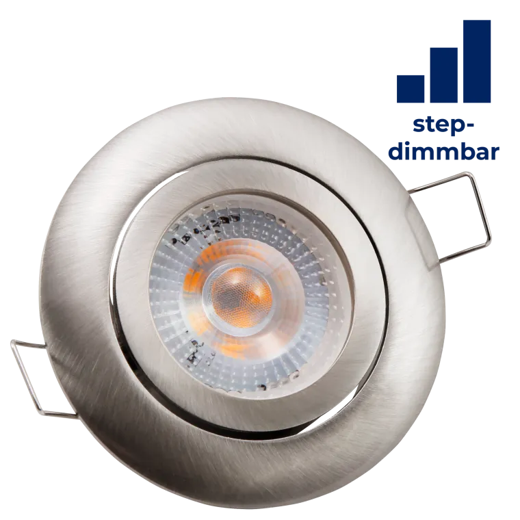 LED-Einbauleuchte McShine "Eco-50" 5W, 400lm, 4000K, step-dimmbar
