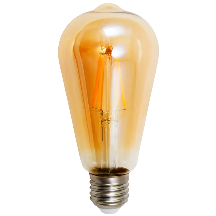 LED Filament Glühlampe McShine "Retro" E27, 4W, 420lm, warmweiß, goldenes Glas