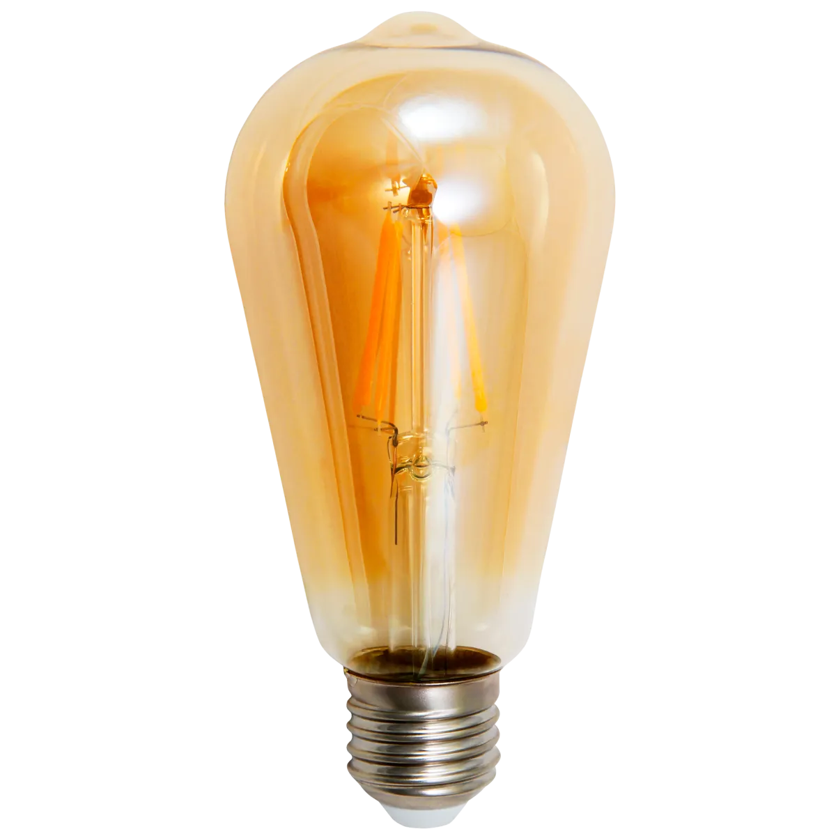 LED Filament Glühlampe McShine "Retro" E27, 4W, 420lm, warmweiß, goldenes Glas
