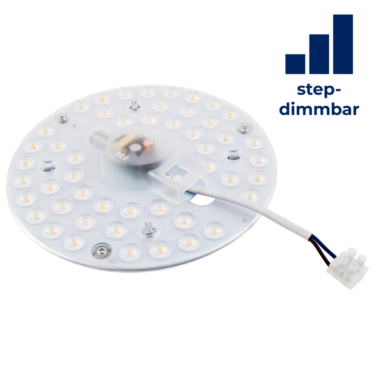 LED-Modul McShine, Umrüstsatz mit Magnethalterung, Ø18cm, 24W, 2200lm, 3000K