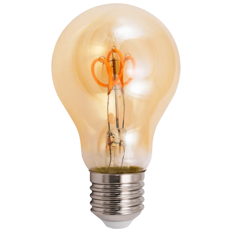 LED Filament Glühlampe McShine "Retro" E27, 2W, 160lm, warmweiß, goldenes Glas
