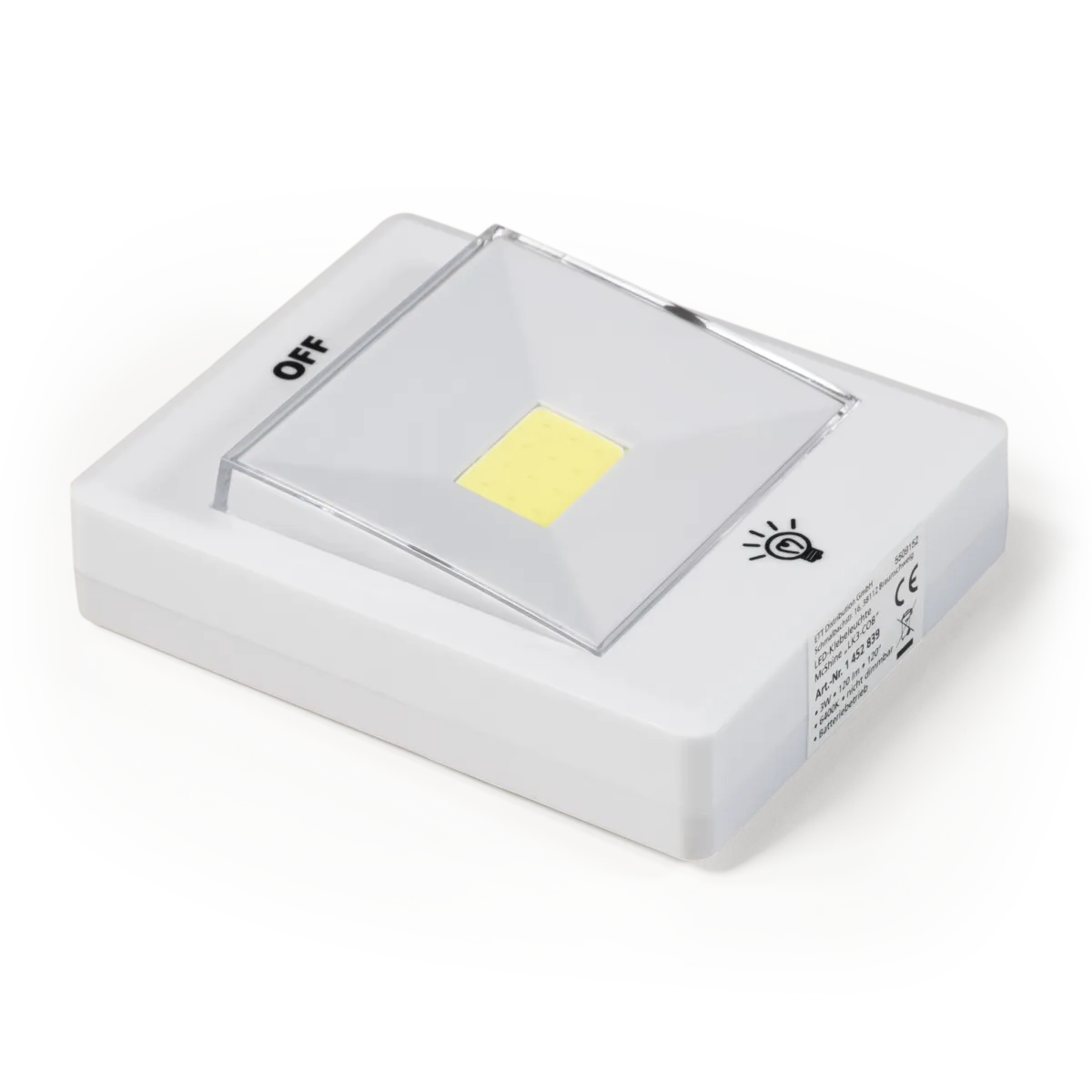 LED-Klebeleuchte McShine "LK3-COB" mit Klebefolie und Magnet, 100x80x30mm