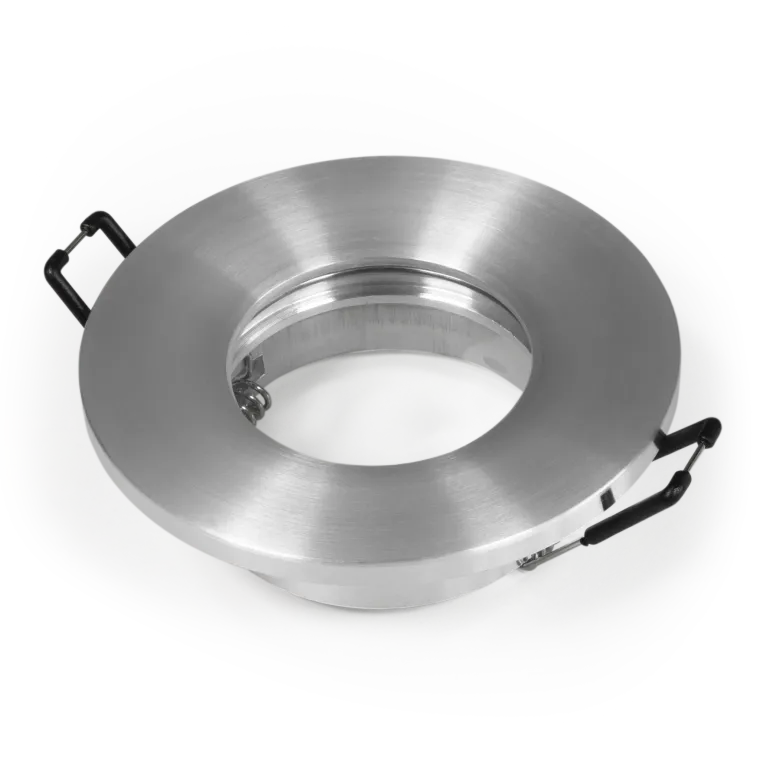 Einbaurahmen McShine "W-30" rund, IP44, Edelstahl gebürstet